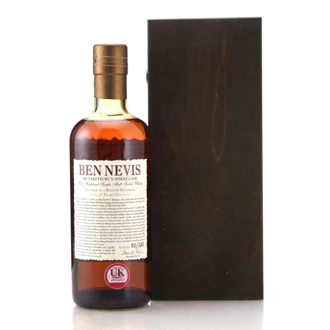 Ben Nevis 1990 Mr Taketsuru's Single Cask 25 Year Old