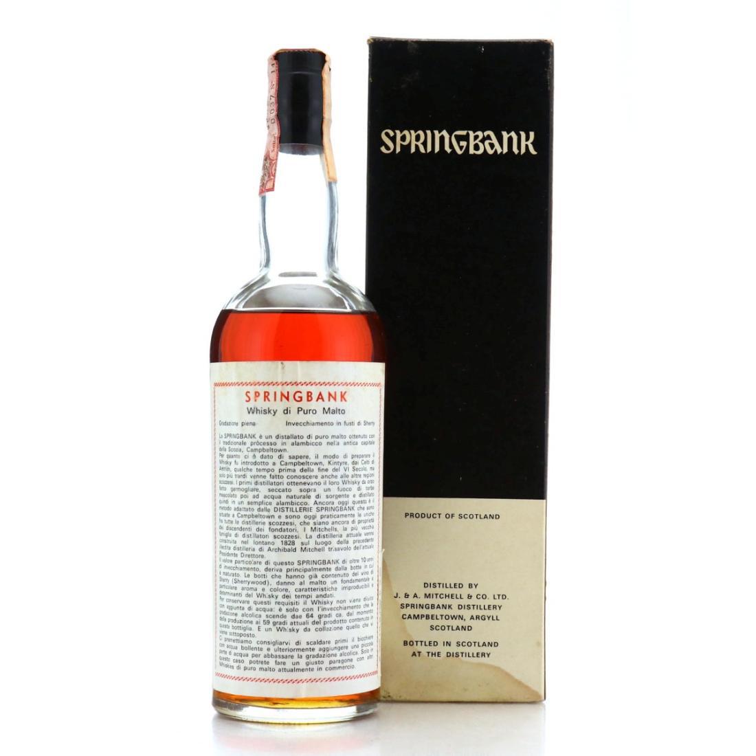 Springbank 10 Year Old Cask Strength