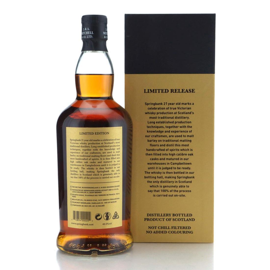 Springbank 21 Year Old