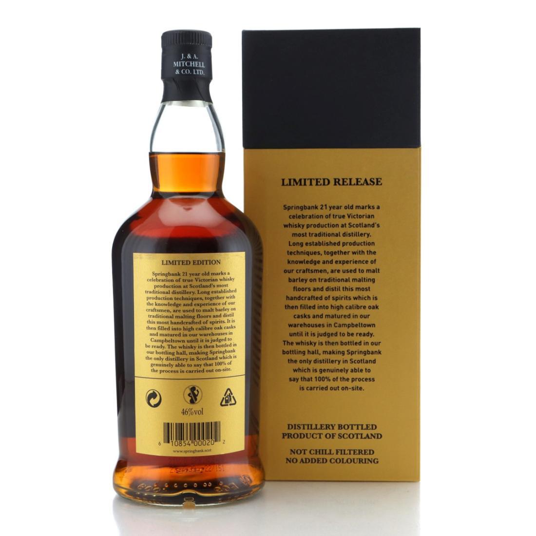 Springbank 21 Year Old