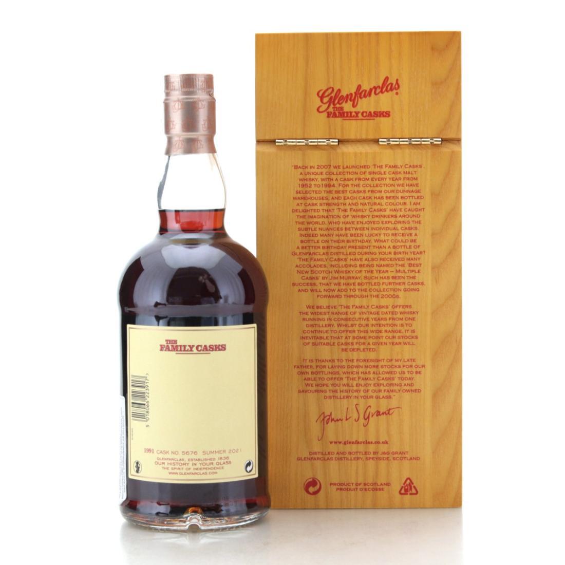 Glenfarclas 1991 Family Cask #5676 / Summer 2021