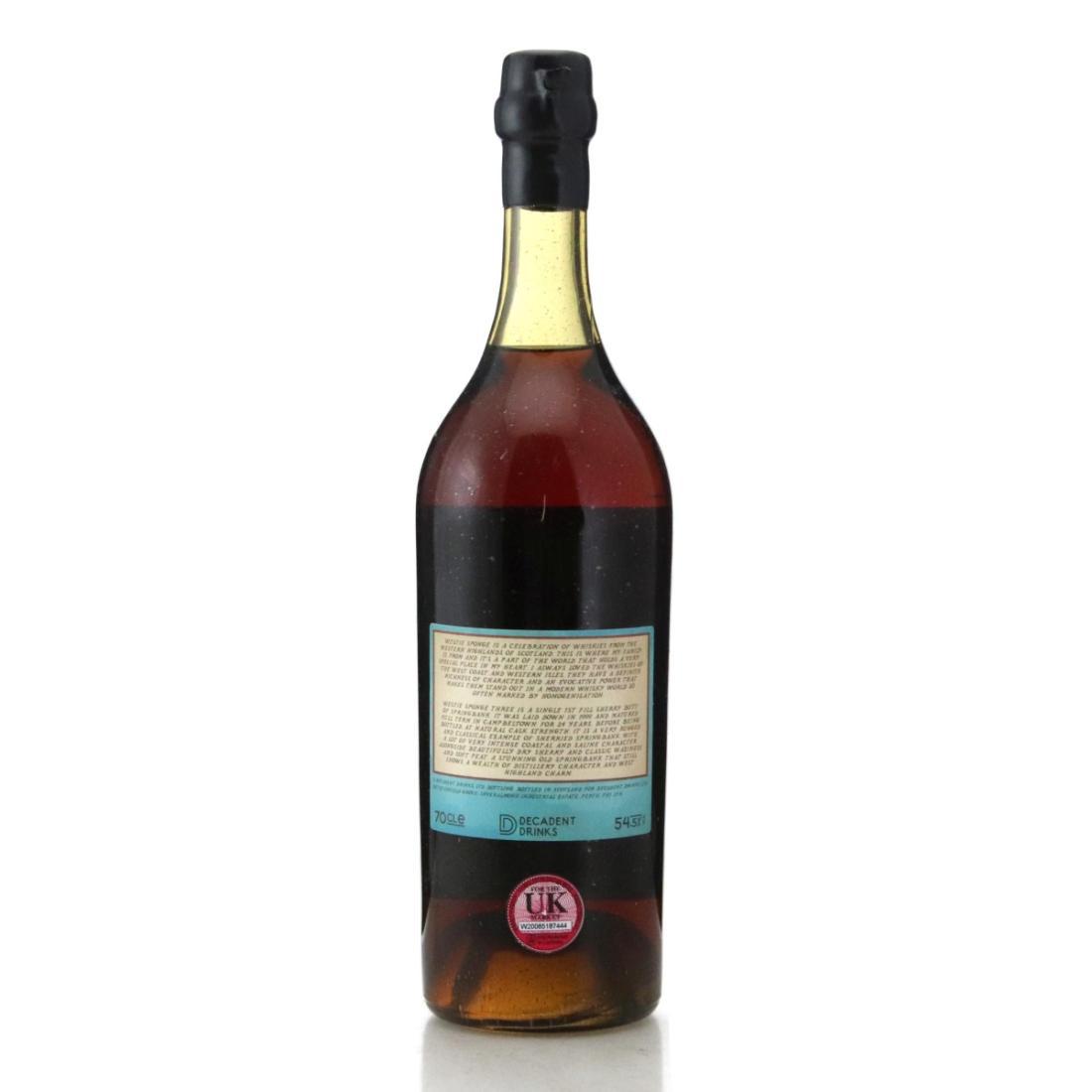 Springbank 1999 Westie Sponge 24 Year Old - 3