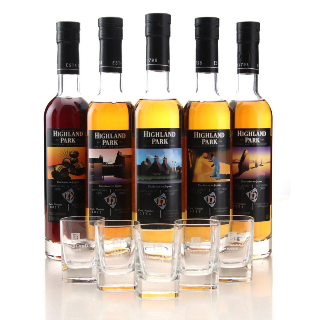 Highland Park Single Cask Collection 5 x 35cl