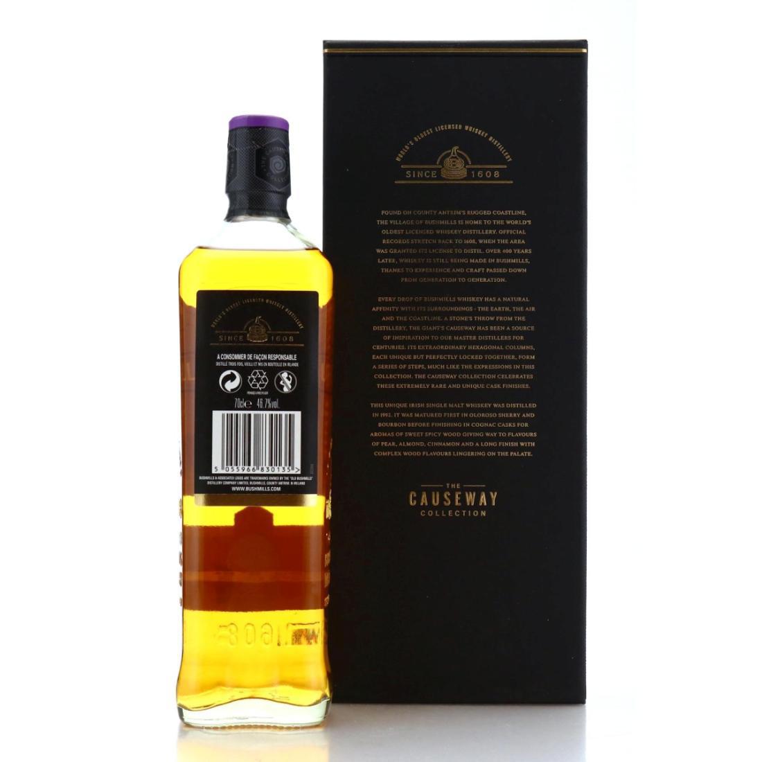 Bushmills 1992 Cognac Cask Finish 28 Year Old - The Causeway Collection -