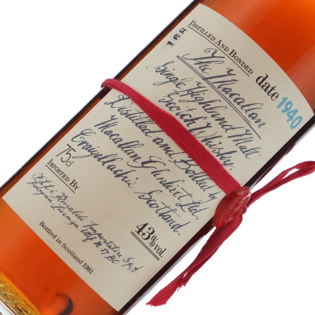 Macallan 1940 Red Ribbon