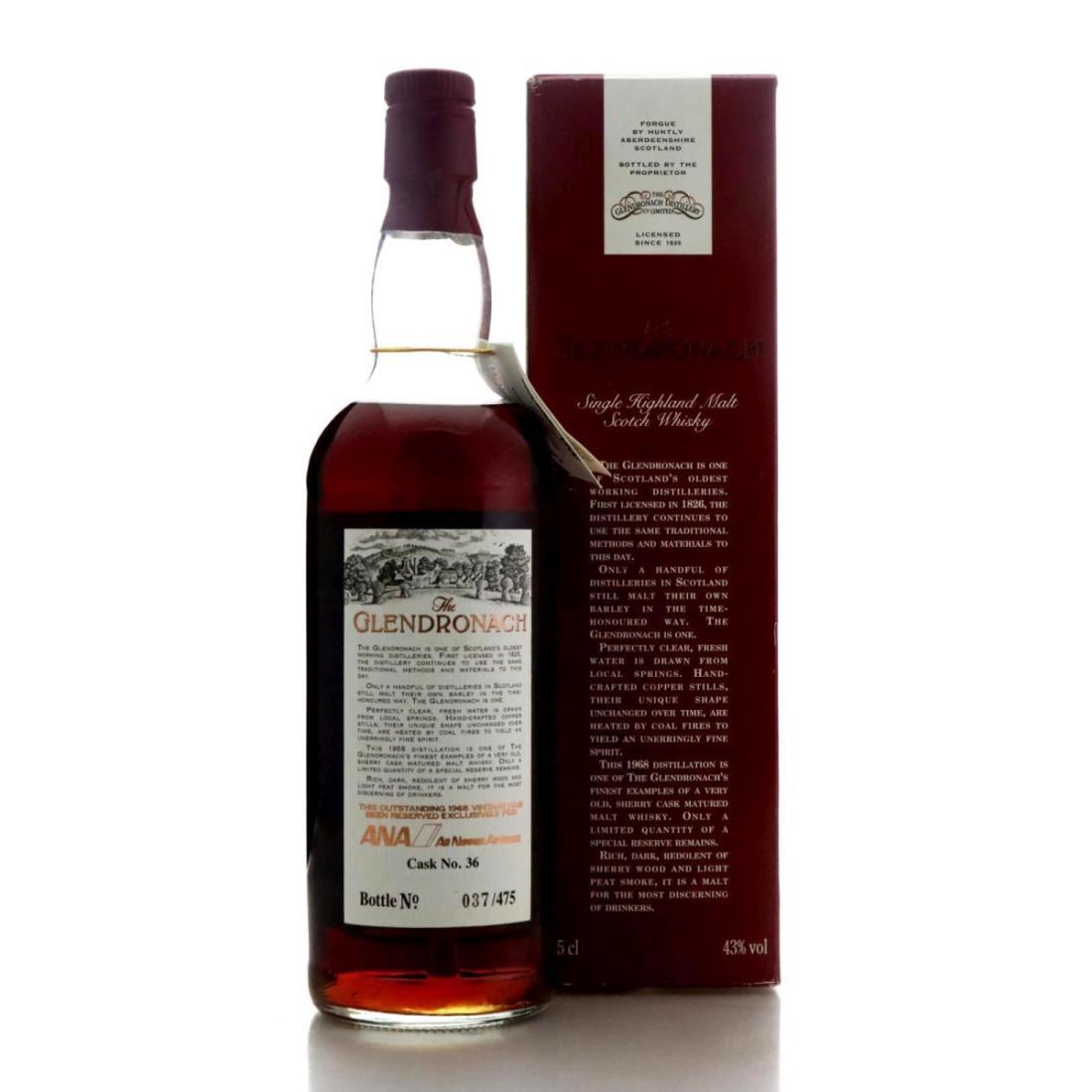 Glendronach 1968 Matured in Sherry Casks 25 Year Old