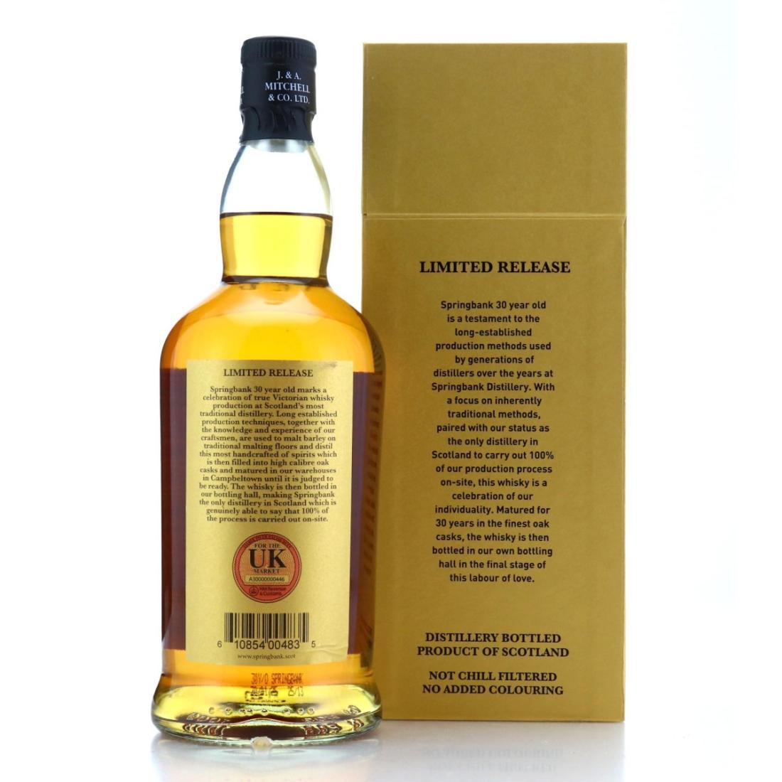 Springbank 30 Year Old