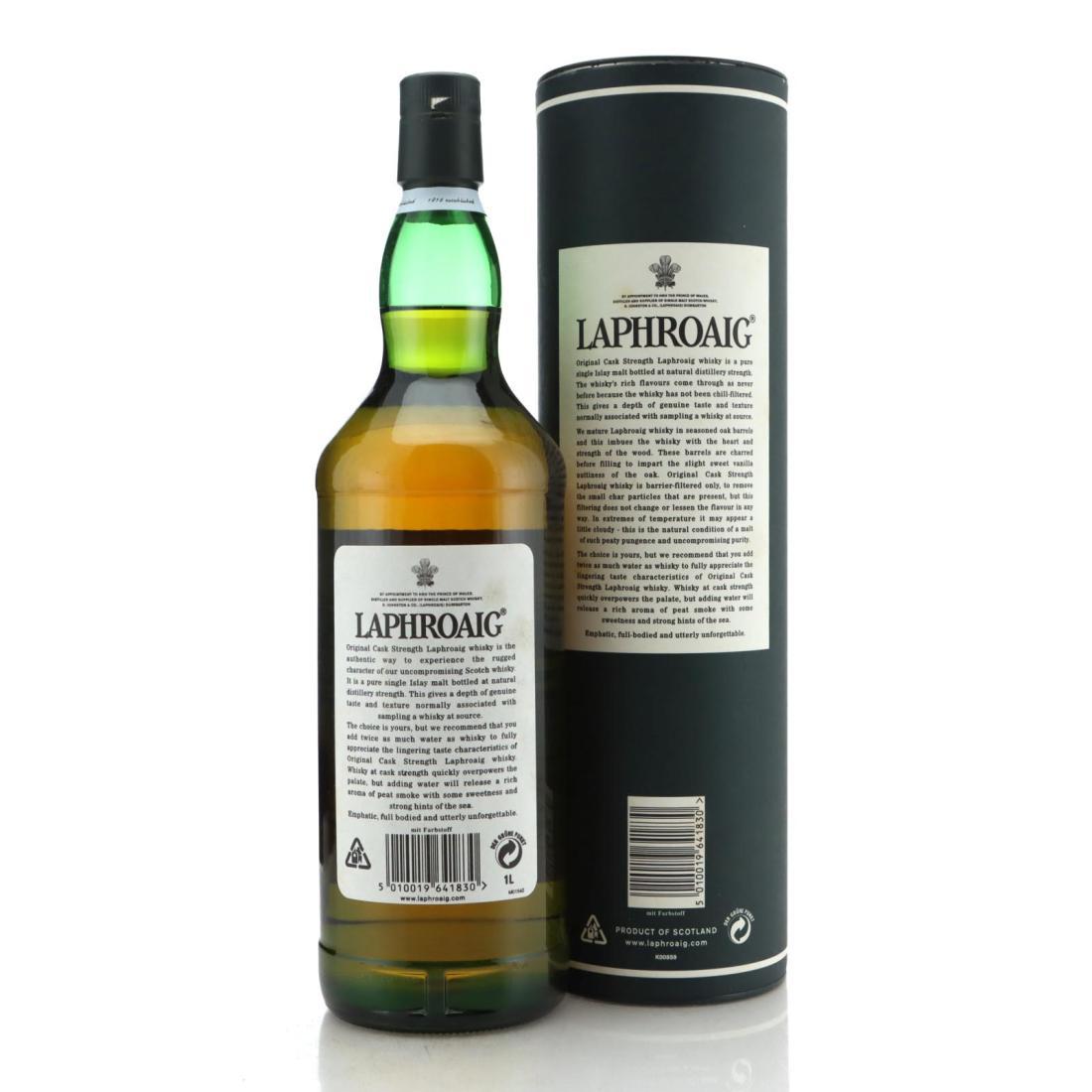 Laphroaig 10 Year Old Original Cask Strength Litre