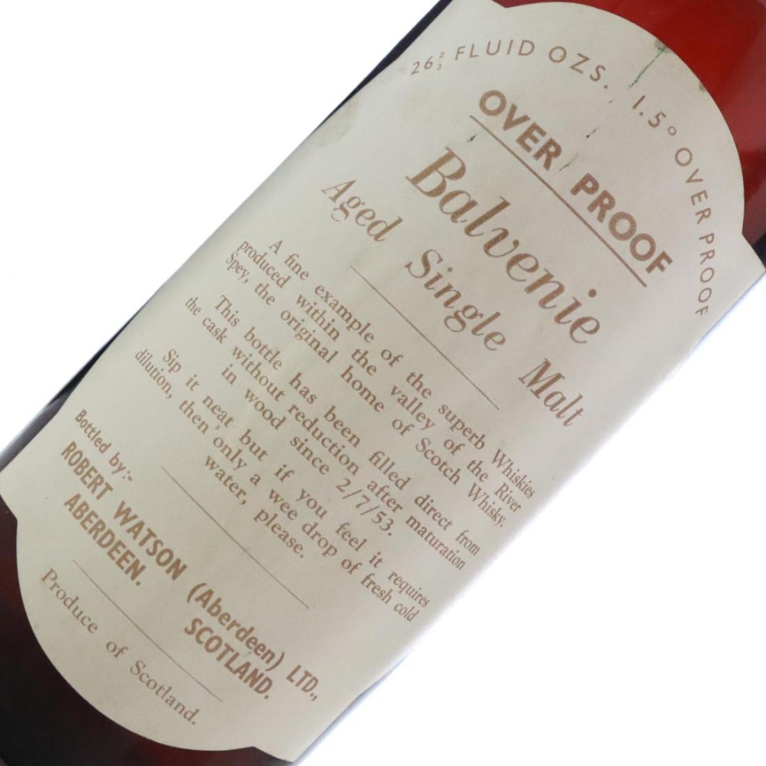 Balvenie 1953 Over Proof