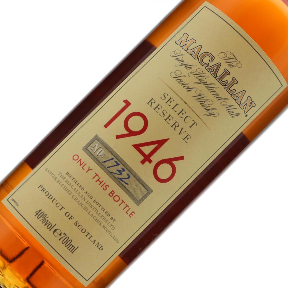 Macallan 1946 Select Reserve 52 Year Old