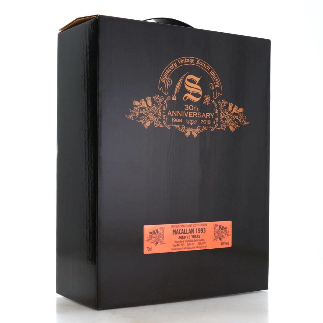 Macallan 1993 30th Anniversary 25 Year Old