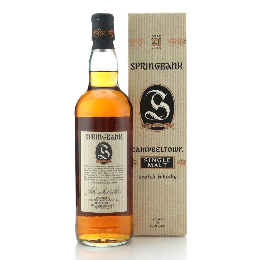 Springbank 21 Year Old