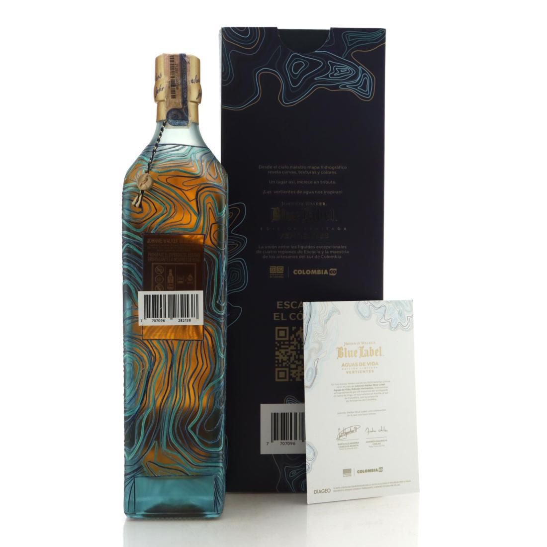 Johnnie Walker Blue Label Aguas De Vida Vertientes Aquamarina