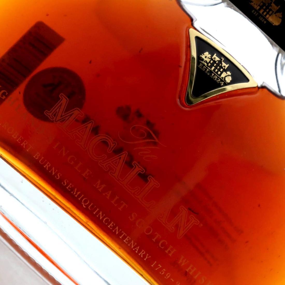 Macallan Robert Burns Semiquincentenary Bottling