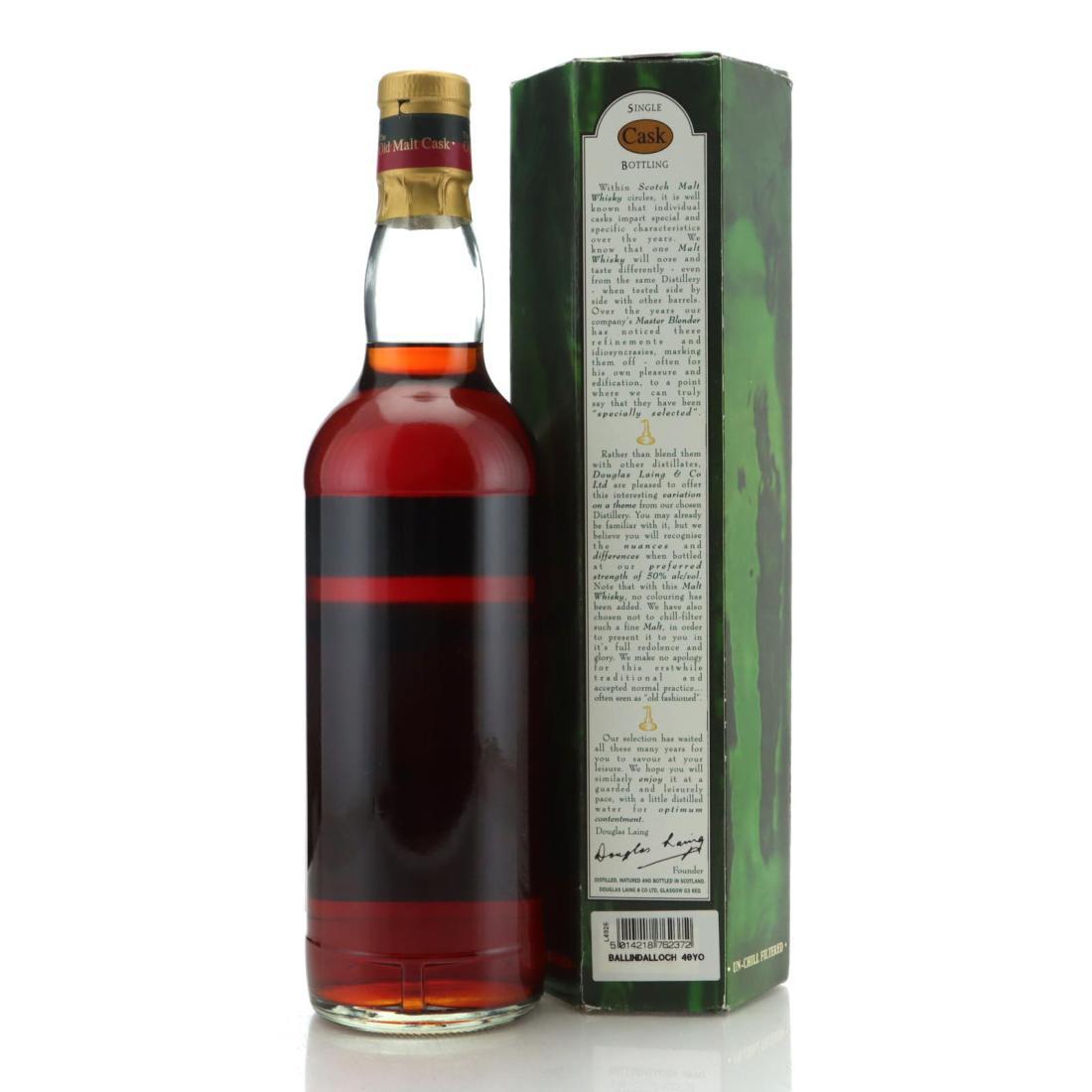 Glenfarclas 'Ballindalloch Valley of the Green Grass' 1965 The Old Malt Cask 40 Year Old