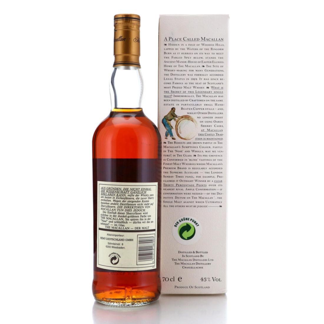 Macallan 1976 18 Year Old