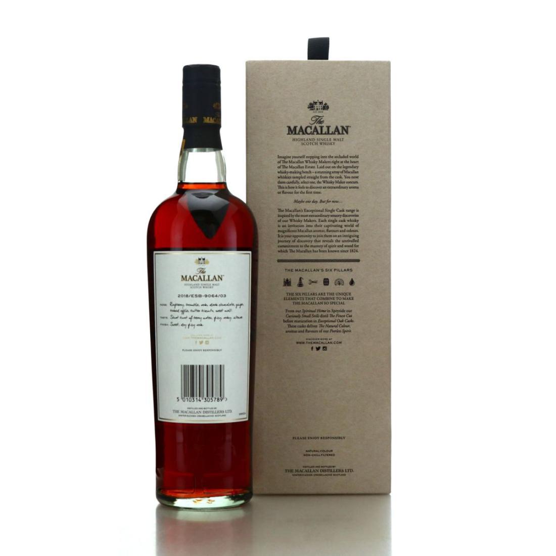 Macallan 2003 Exceptional Single Cask 2018/ESB-9064/03