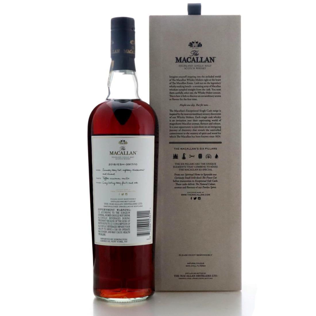 Macallan 1993 Exceptional Single Cask 2018/ESH-3917/10