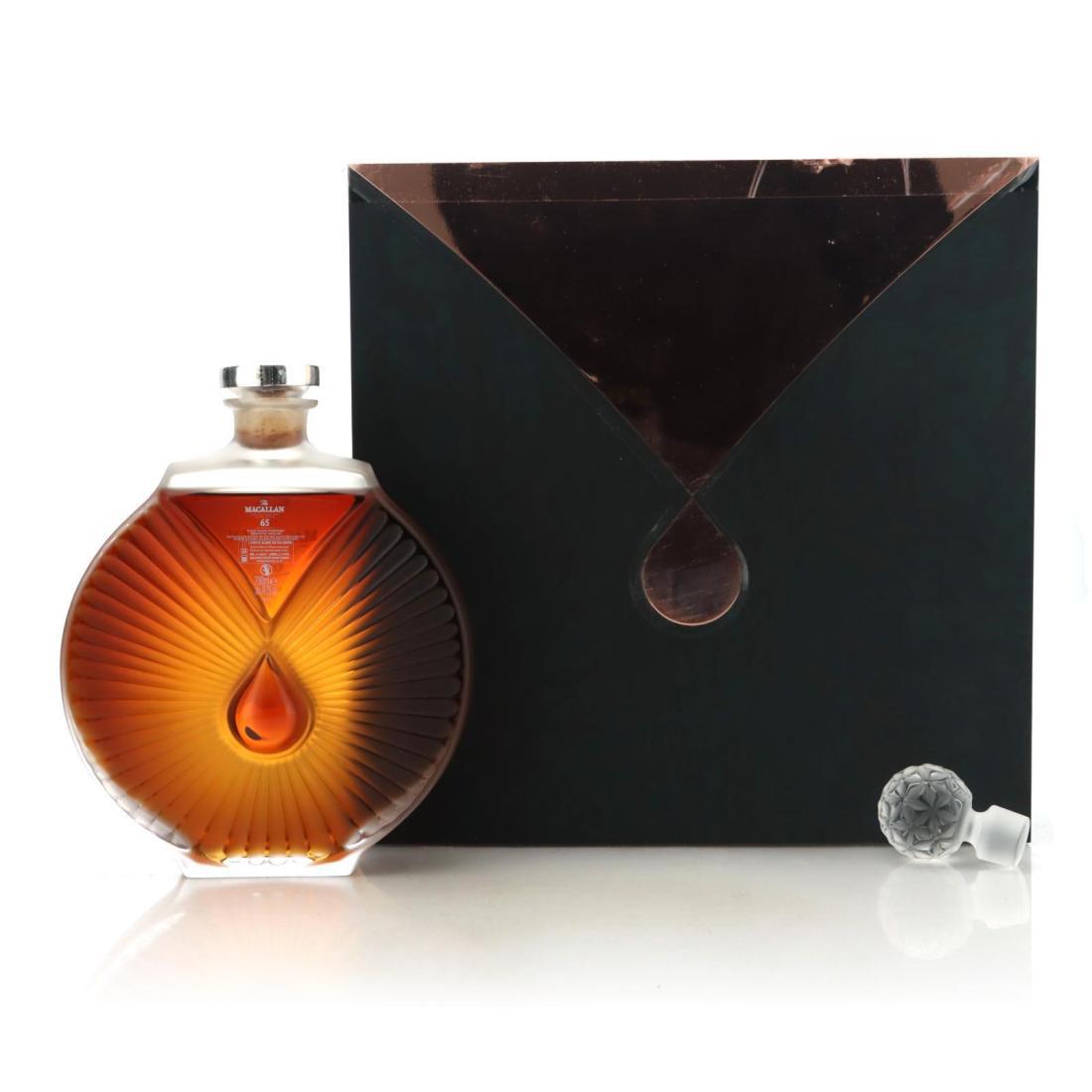 Macallan Six Pillars Collection 65 Year Old - Lalique Decanter