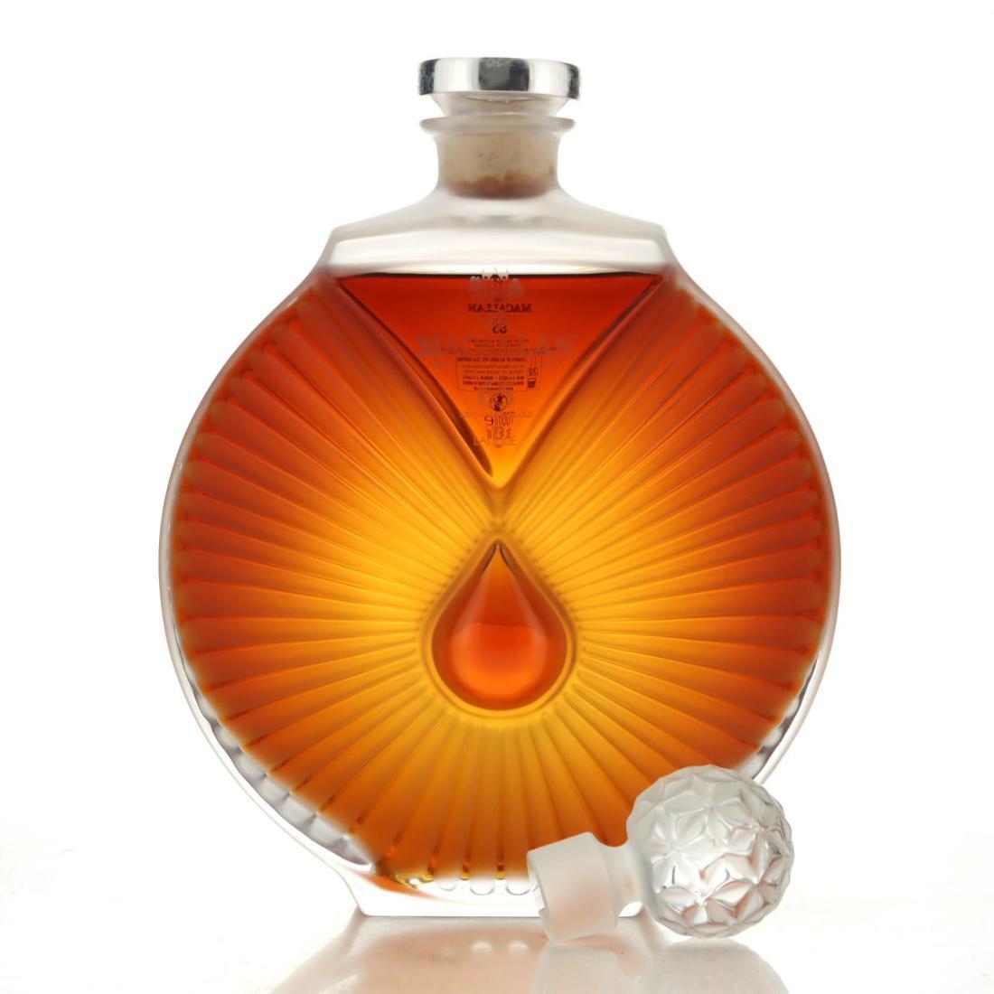 Macallan Six Pillars Collection 65 Year Old - Lalique Decanter