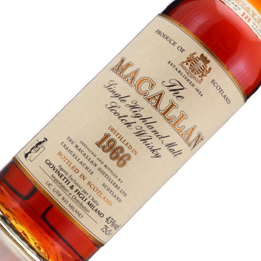 Macallan 1966 18 Year Old