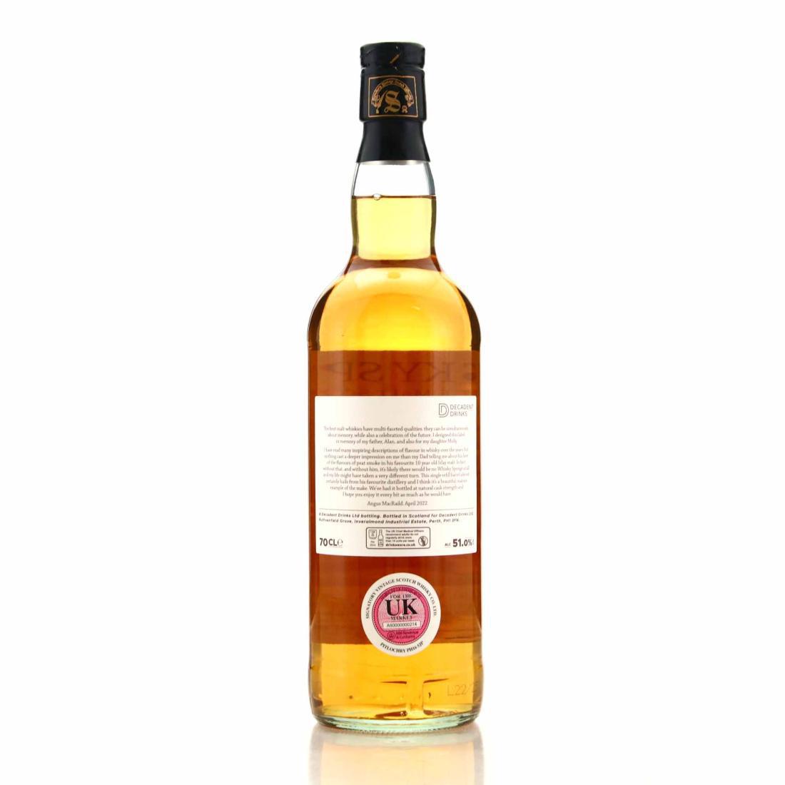 Islay Single Malt 1990 Whisky Sponge 31 Year Old Edition No.61