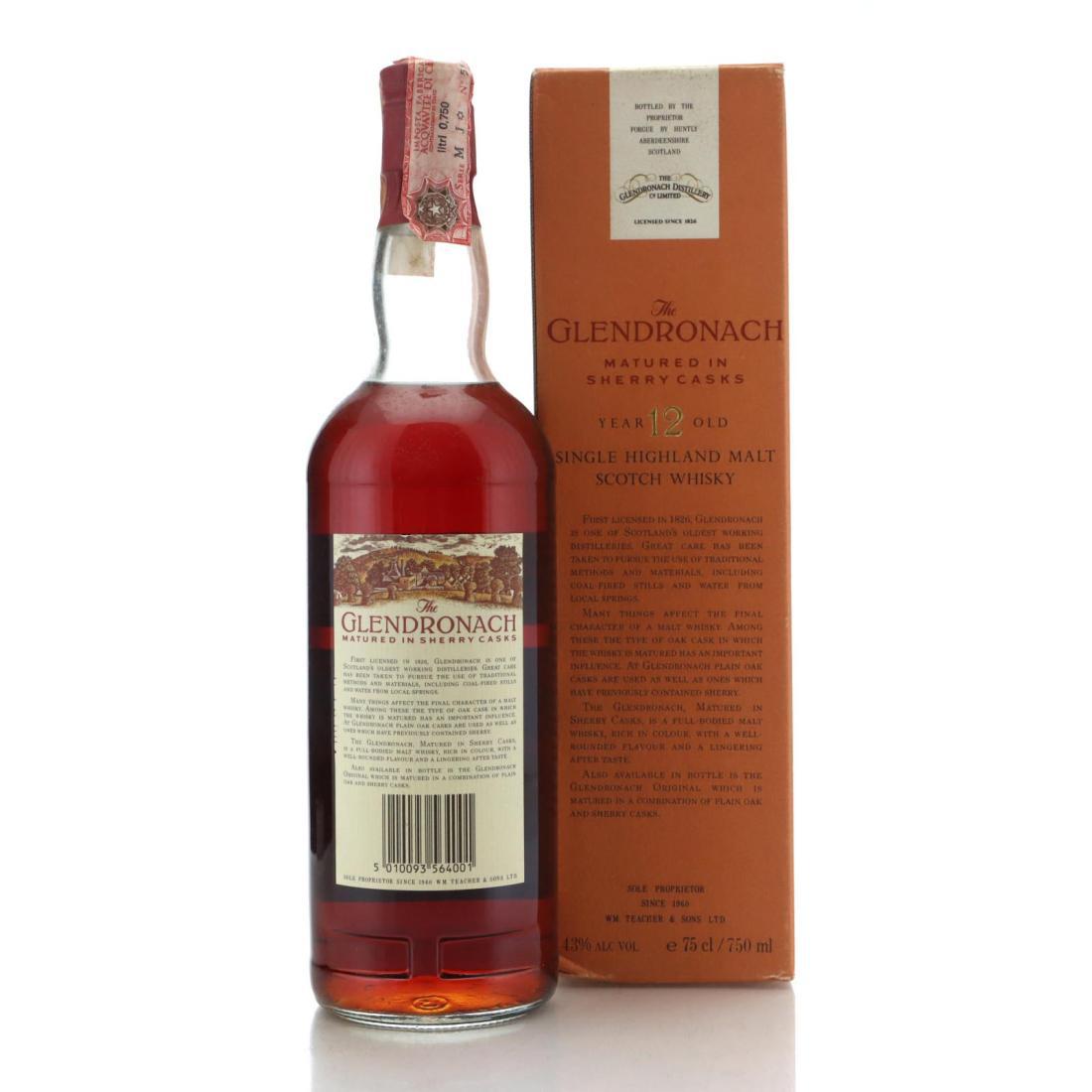 Glendronach 12 Year Old Matured in Sherry Casks
