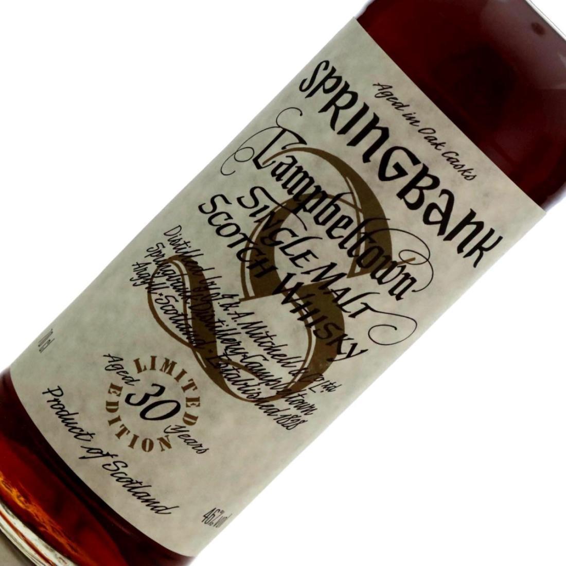 Springbank 30 Year Old Millennium Limited Edition