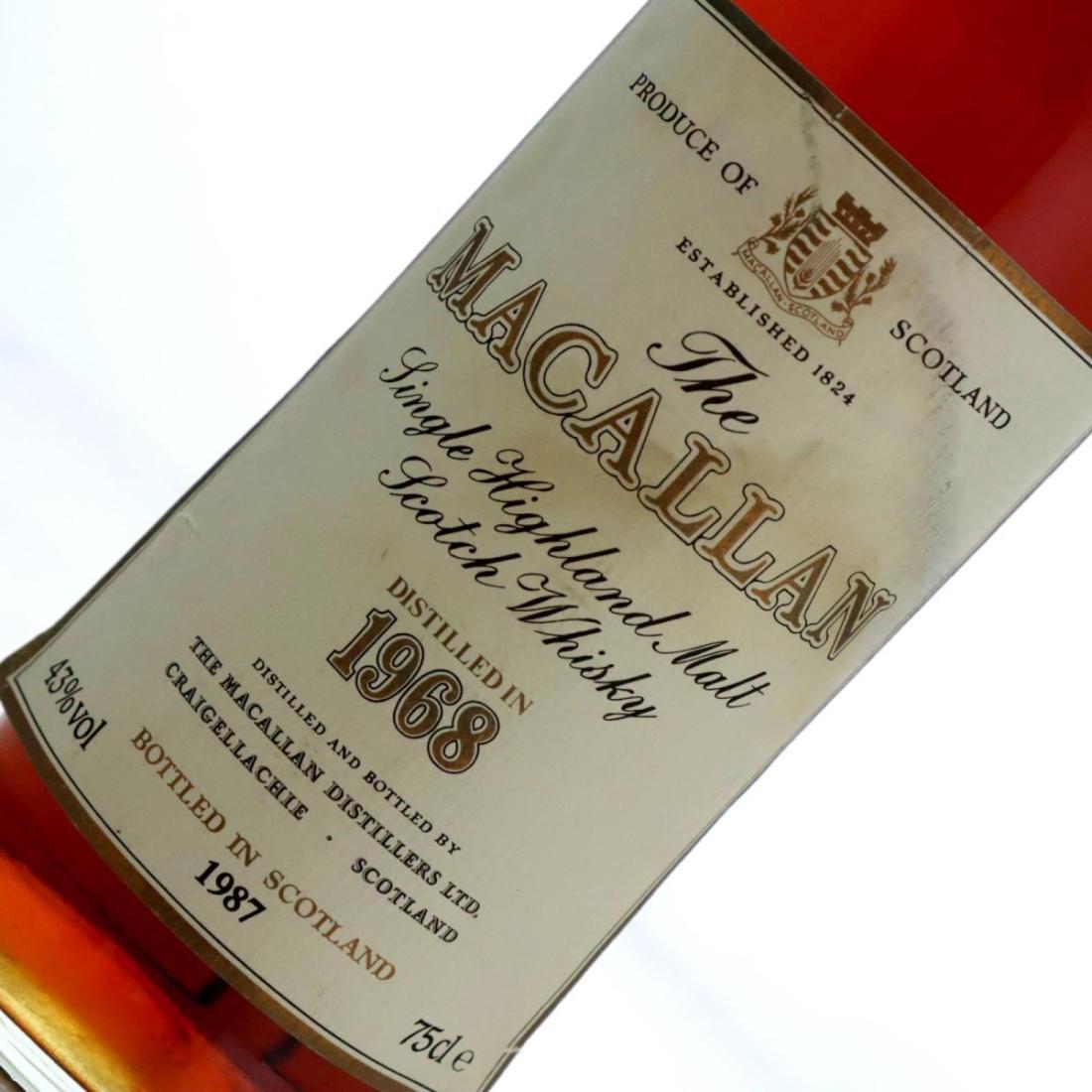 Macallan 1968 18 Year Old
