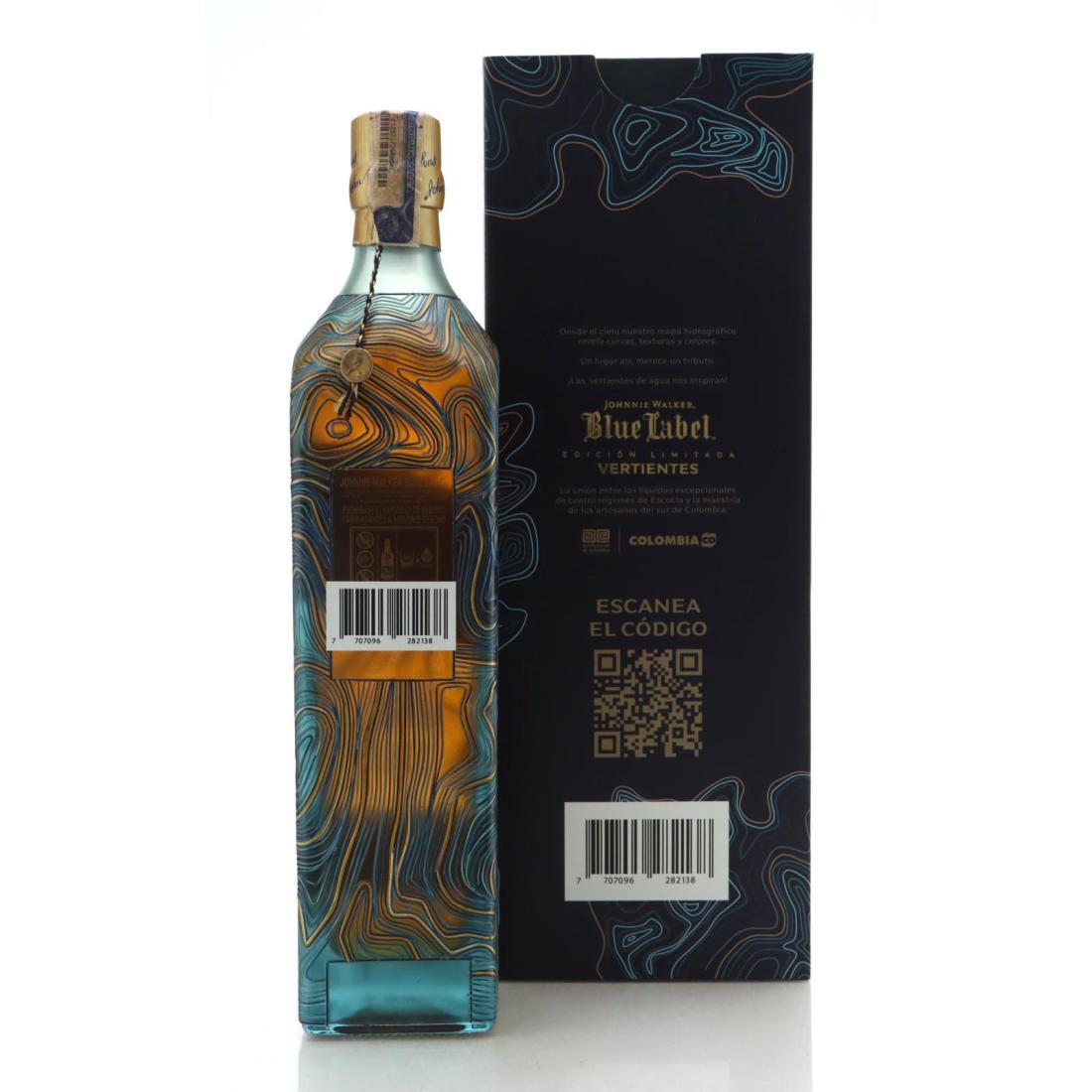 Johnnie Walker Blue Label Aguas De Vida Vertientes Dorado