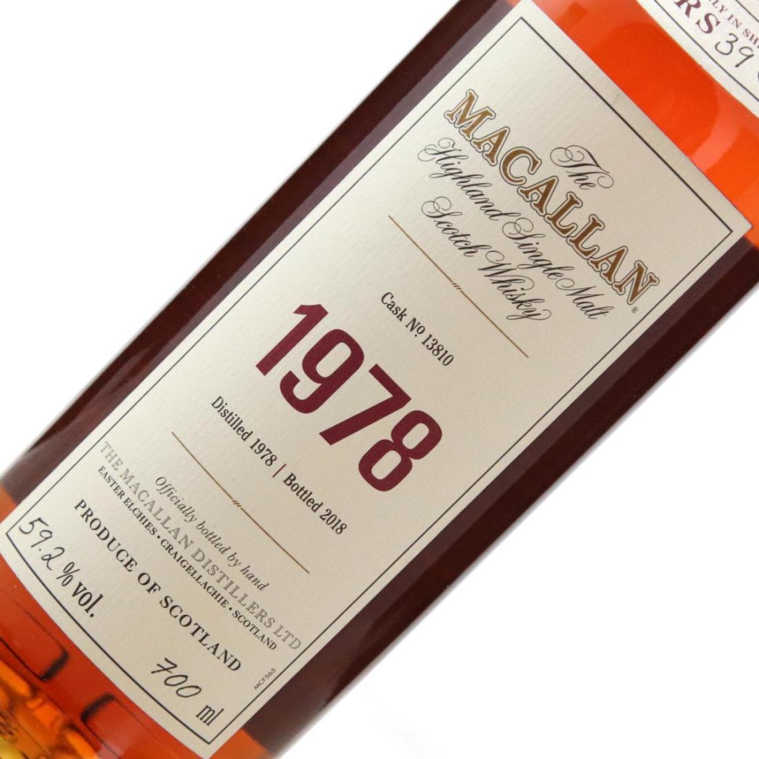 Macallan 1978 Fine & Rare 39 Year Old