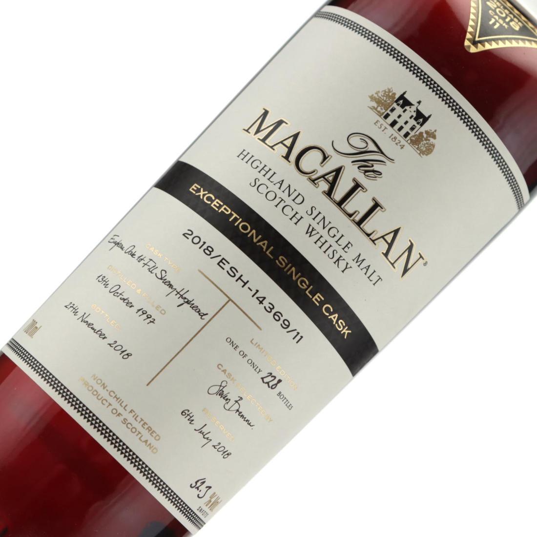 Macallan 1997 Exceptional Single Cask 2018/ESH-14369/11