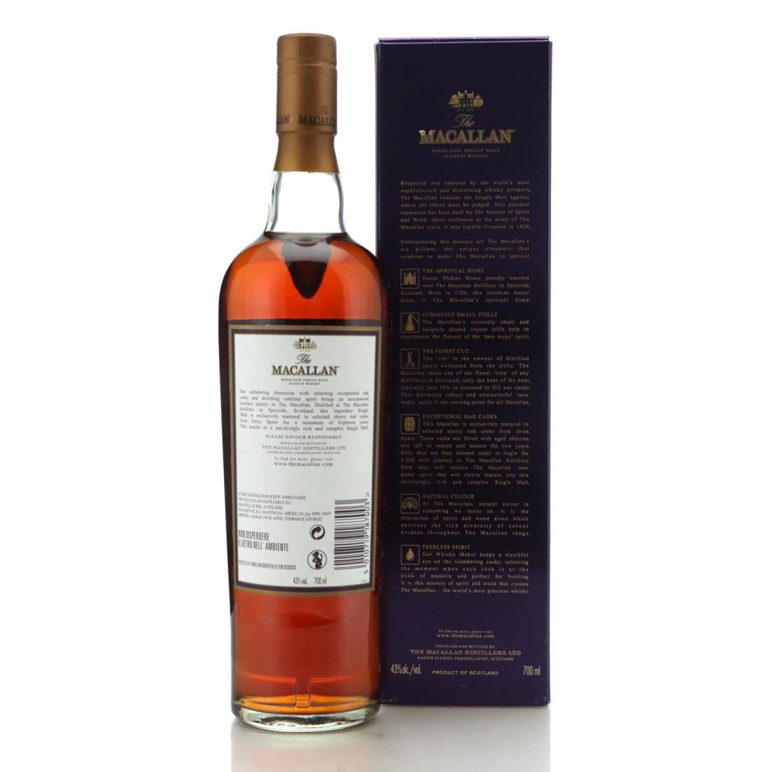 Macallan 1989 18 Year Old