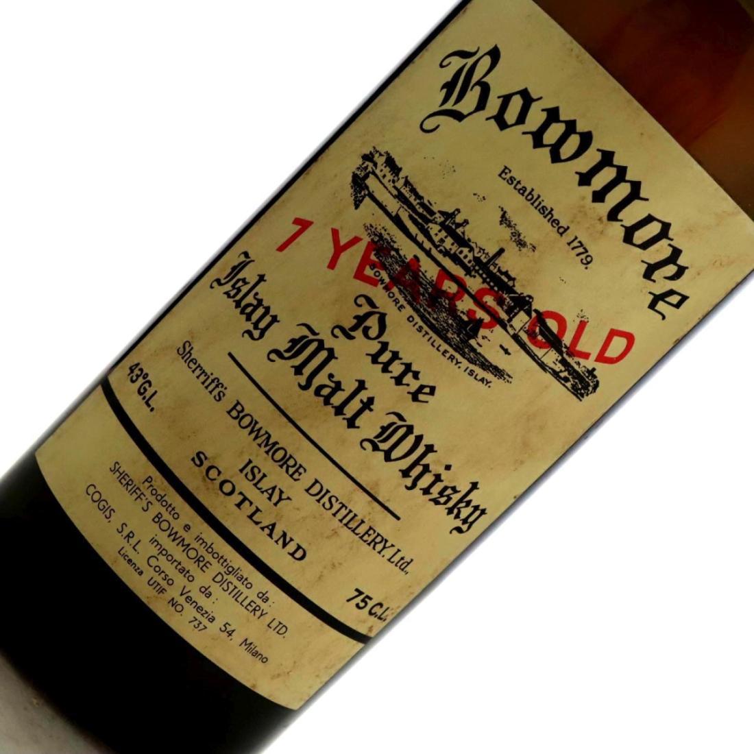 Bowmore 7 Year Old - Sherriff's