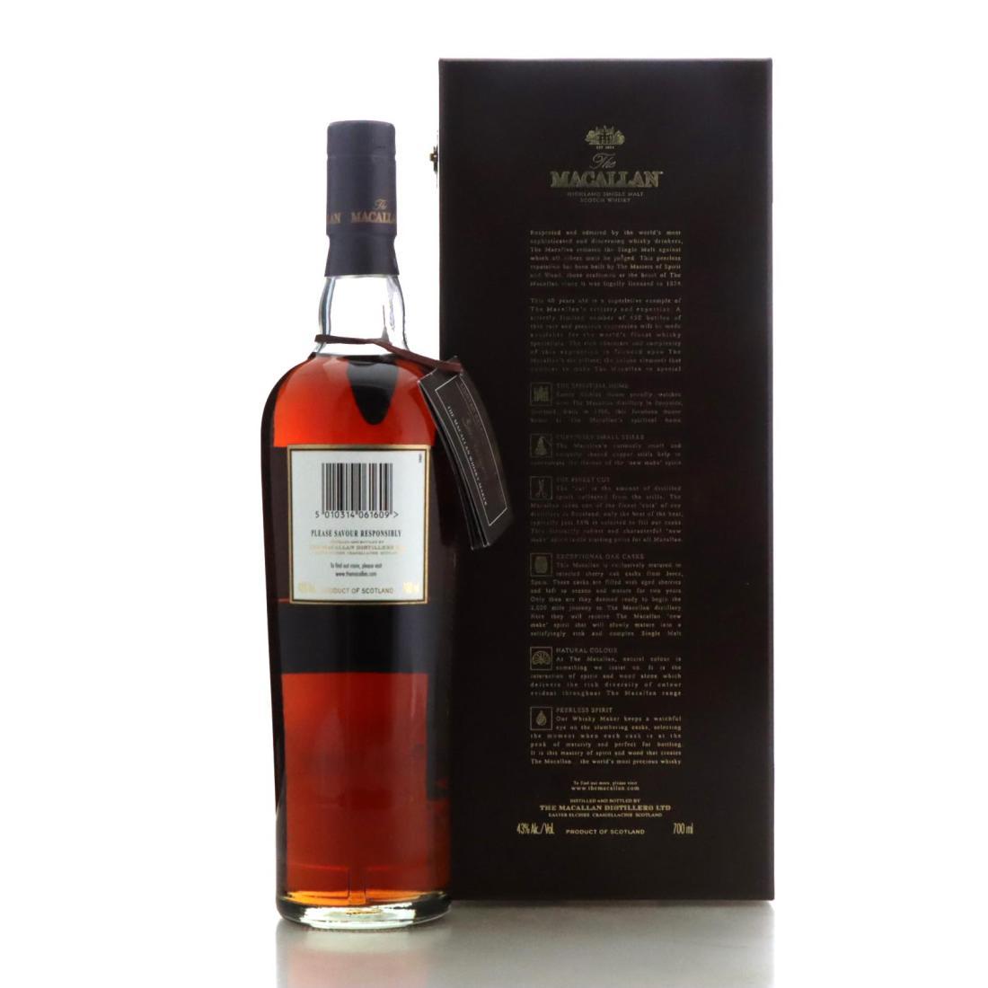 Macallan 40 Year Old