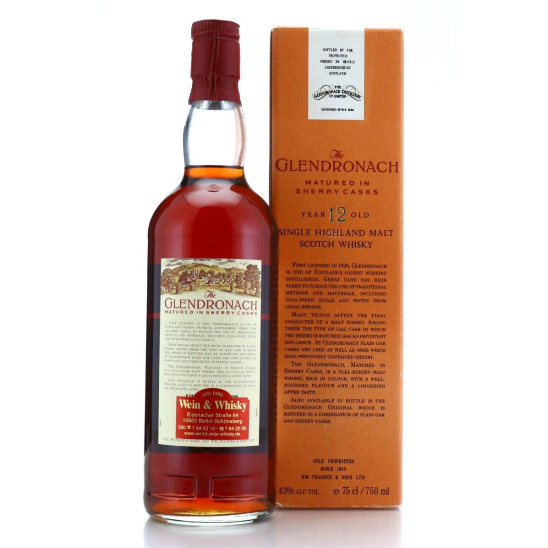 Glendronach 12 Year Old - Wm. Teacher & Sons