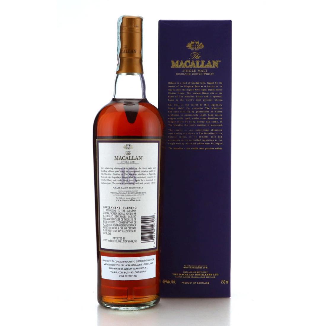Macallan 1988 18 Year Old