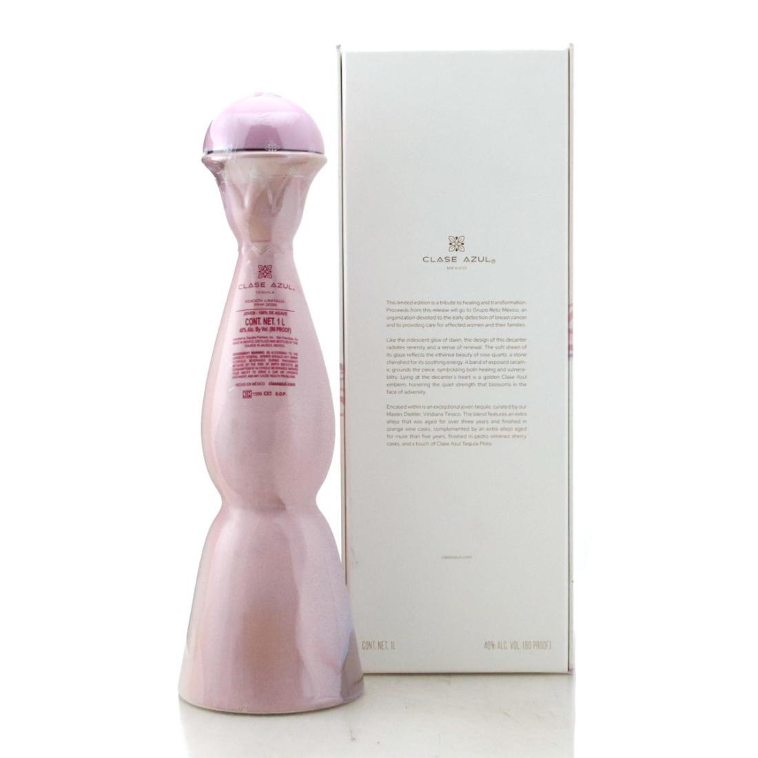 Clase Azul Tequila 2025 Pink Limited Edition 1 Litre / Breast Cancer Awareness