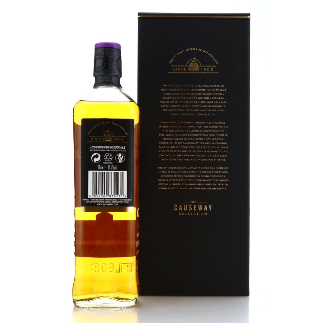 Bushmills 1992 Cognac Cask Finish 28 Year Old - The Causeway Collection -