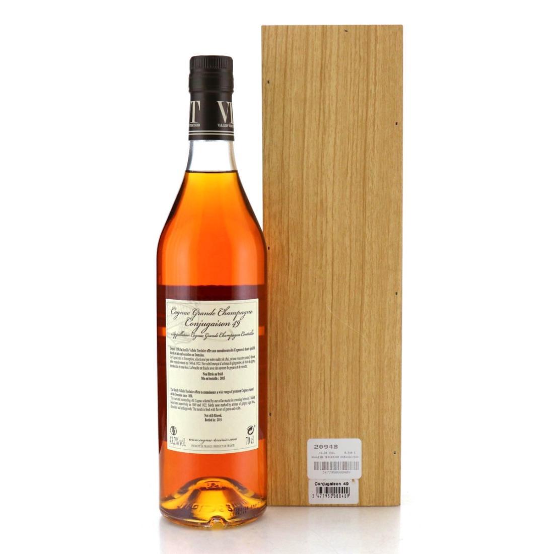Famille Vallein-Tercinier Conjugaison 49 Grande Champagne Cognac Trés Vieux