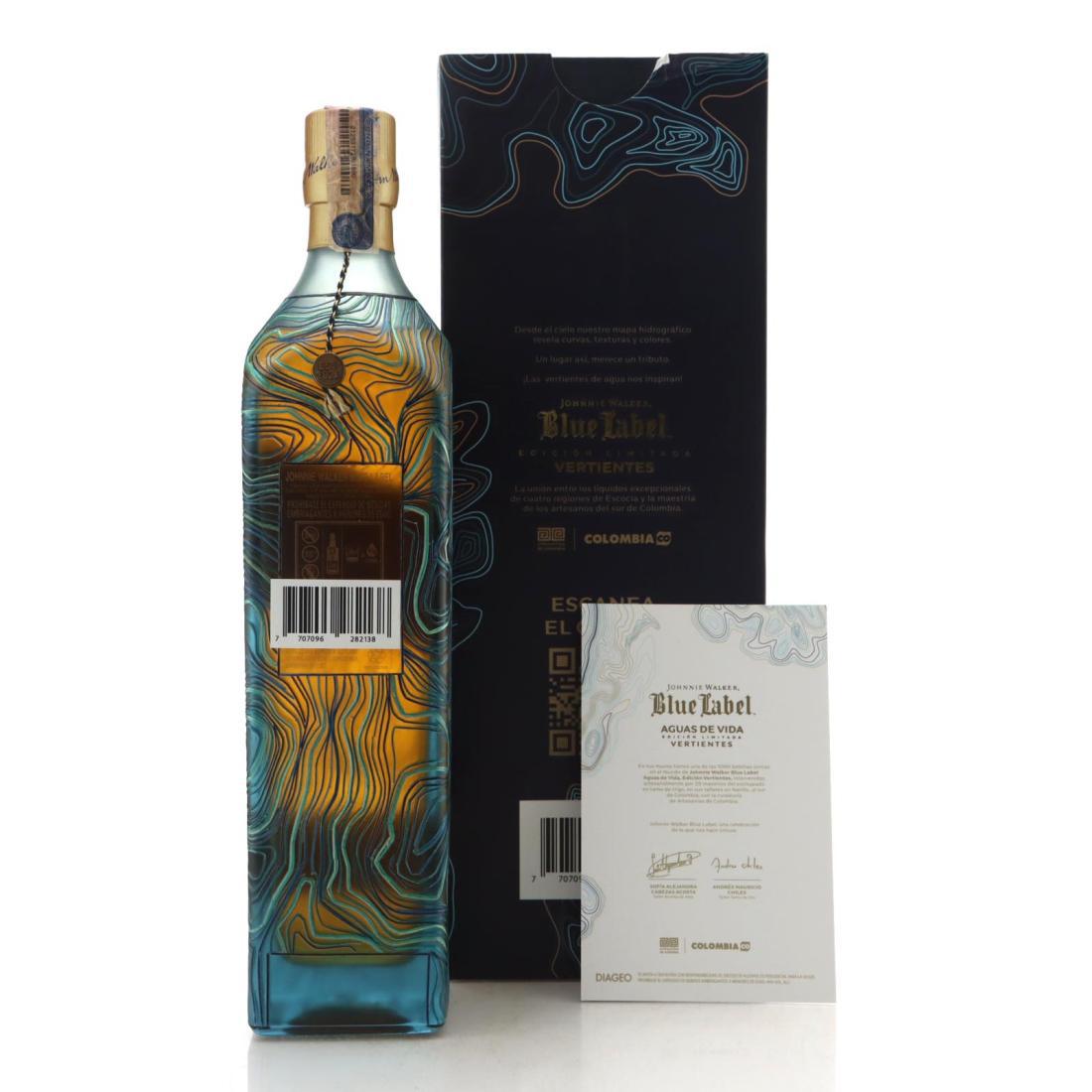 Johnnie Walker Blue Label Aguas De Vida Vertientes Aquamarina