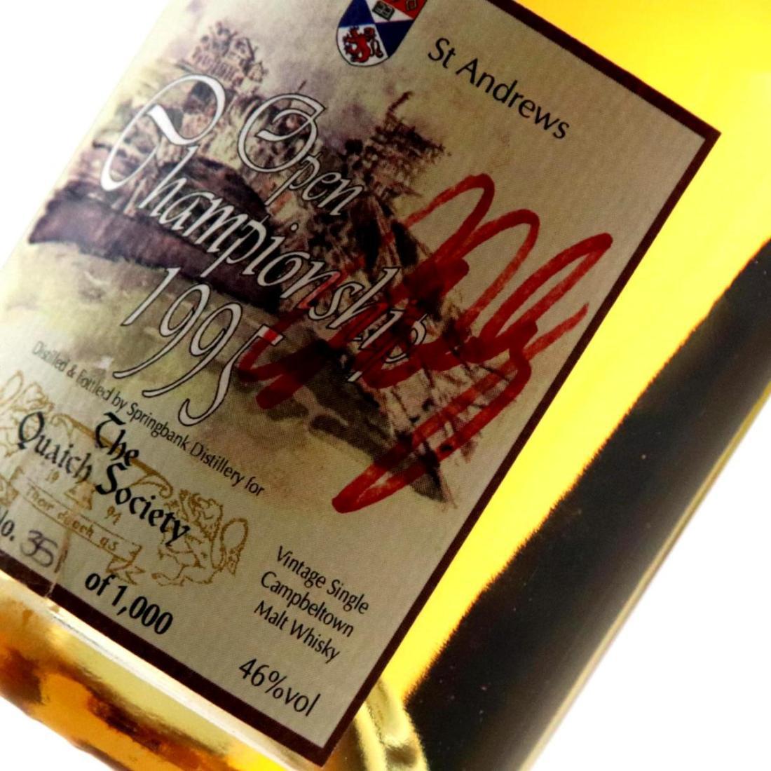 Springbank 1979 Quaich Society - Open Championship 1995