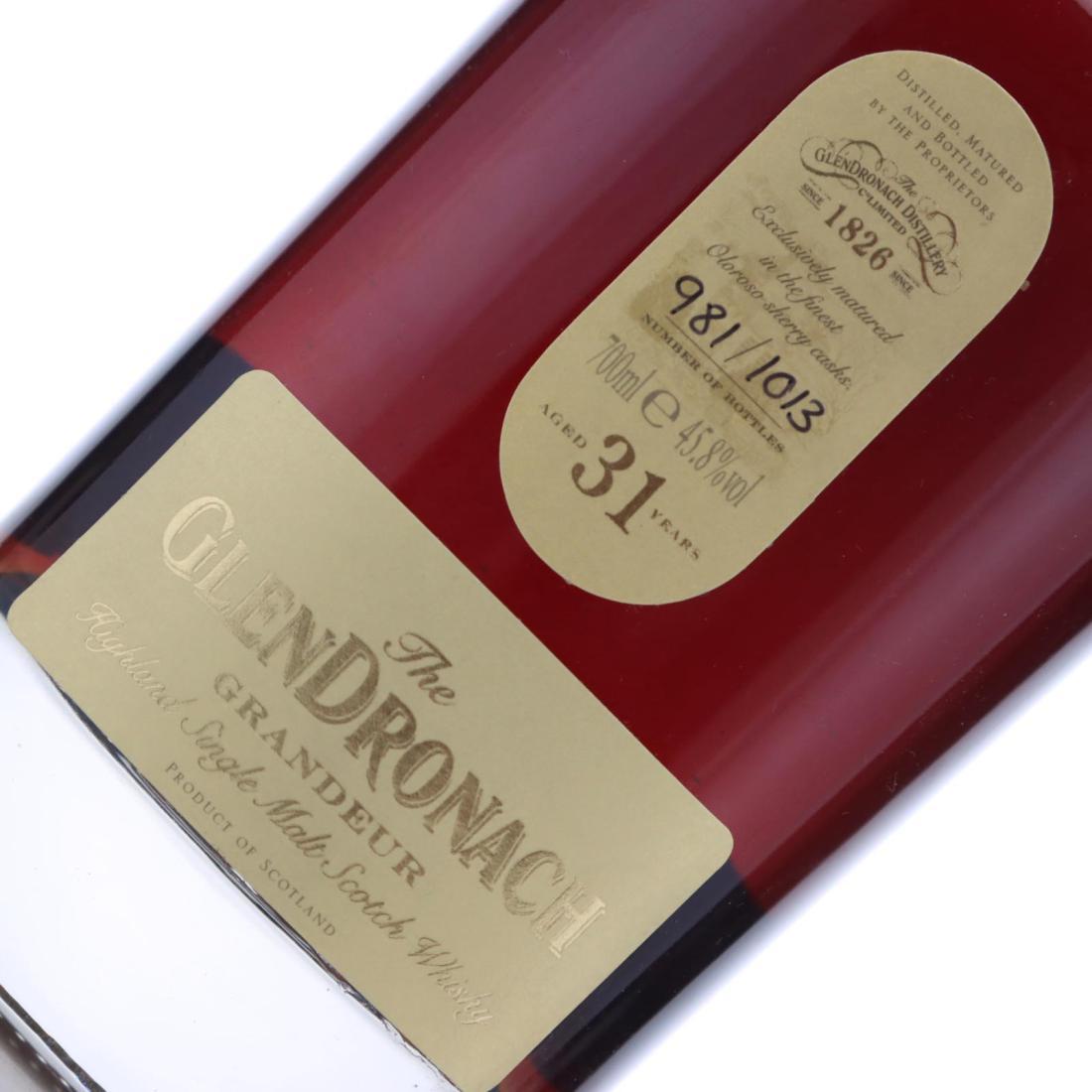 Glendronach Grandeur 31 Year Old Batch 001
