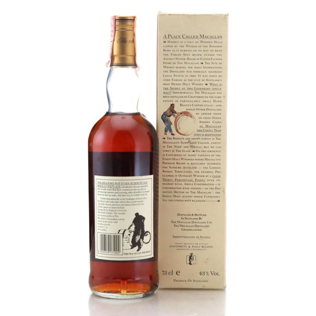 Macallan 1972 18 Year Old