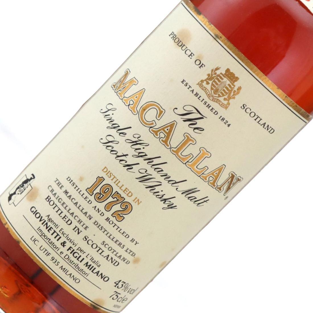 Macallan 1972 18 Year Old