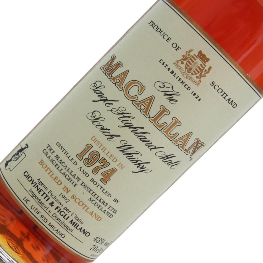 Macallan 1974 18 Year Old