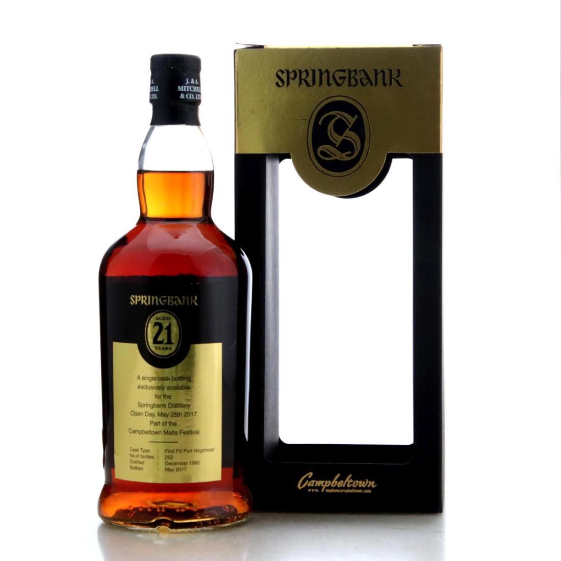 Springbank 1995 Single Cask 21 Year Old