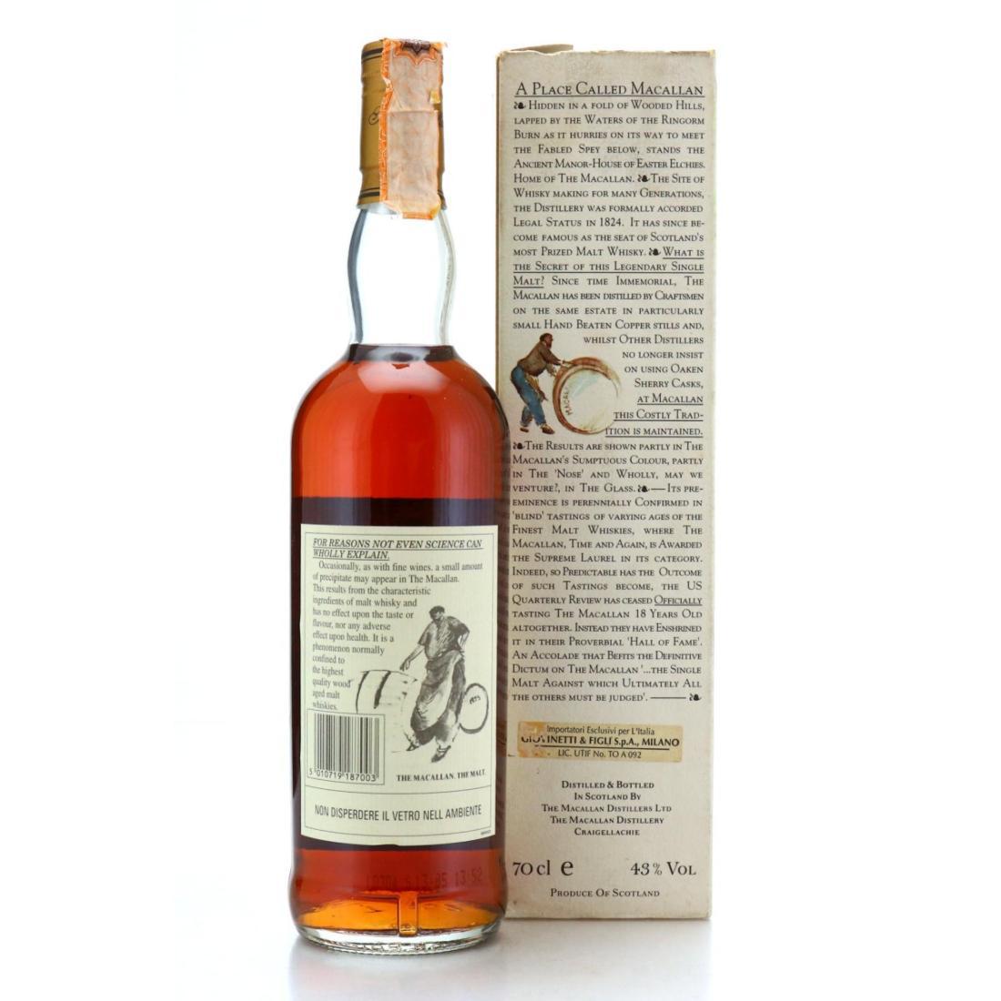 Macallan 1978 18 Year Old