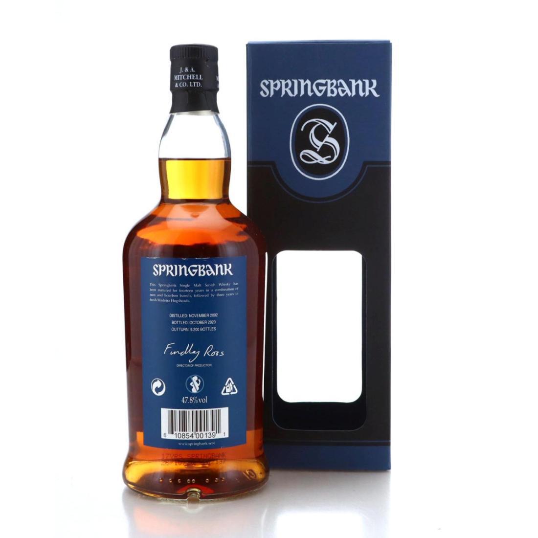 Springbank 2002 Madeira Wood 17 Year Old