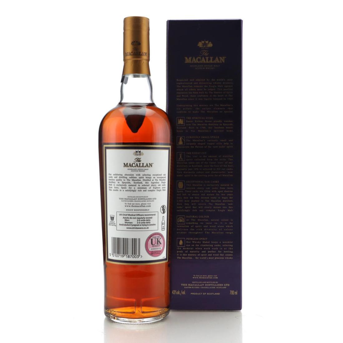 Macallan 1996 18 Year Old
